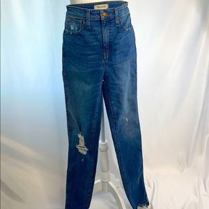 NWOT Madewell Curvy High-Rise Skinny Jeans 27 Tall